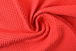 Waffle fabric 01 red