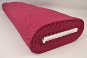 Waffle fabric 77 bordeaux