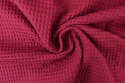 Waffle fabric 77 bordeaux