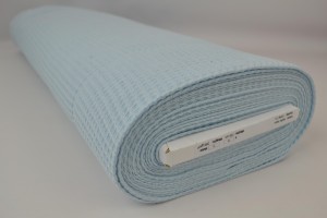 Waffle fabric 05 baby blue