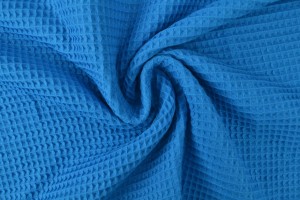 Waffle fabric 26 petrol