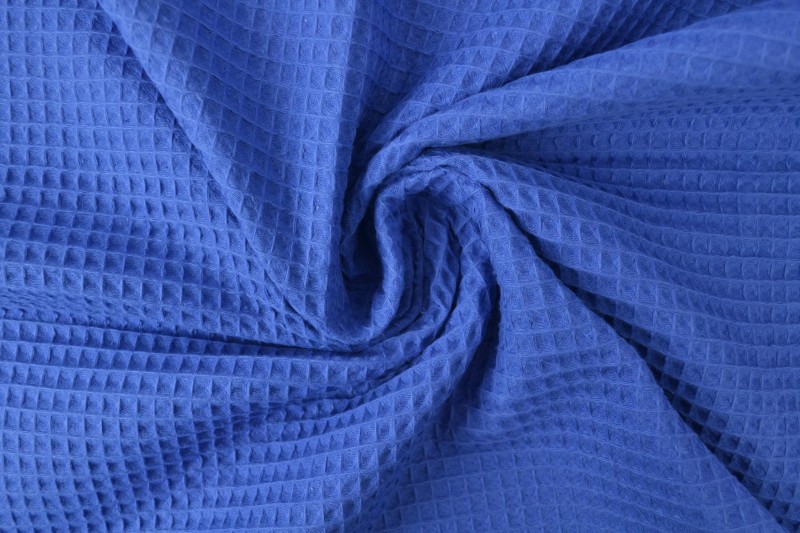 Waffle fabric 28 dark blue