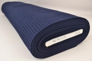 Waffle fabric 48 navy