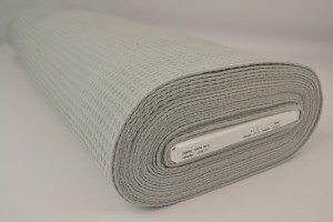 Waffle fabric 25 silvergrey