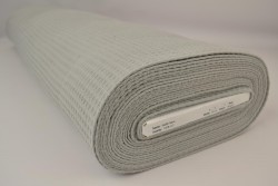Waffle fabric 25 silvergrey