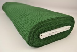 Waffle fabric 32 dark green
