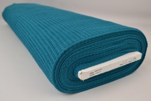 Waffle fabric 46 dark petrol