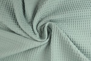 Waffle fabric 34 old green