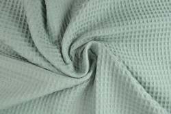 Waffle fabric 34 old green