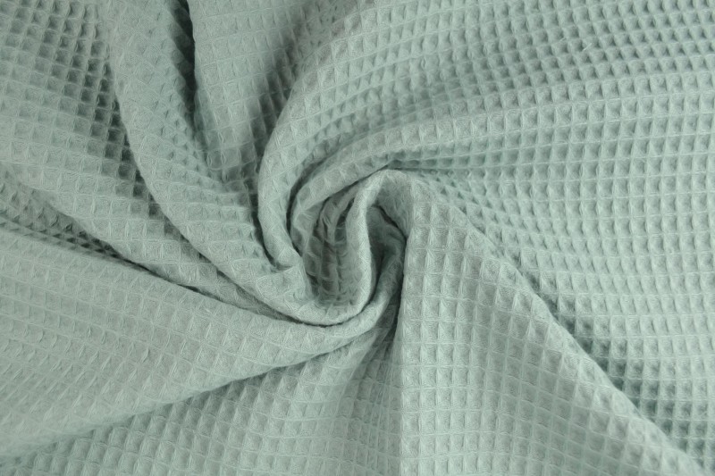 Waffle fabric 34 old green