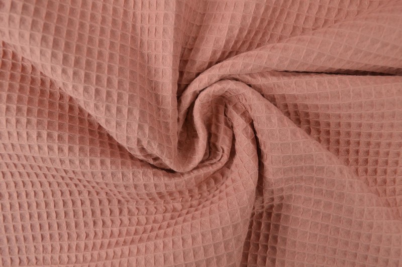 Waffle fabric 37 old pink