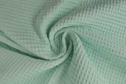 Waffle fabric 41 light mint