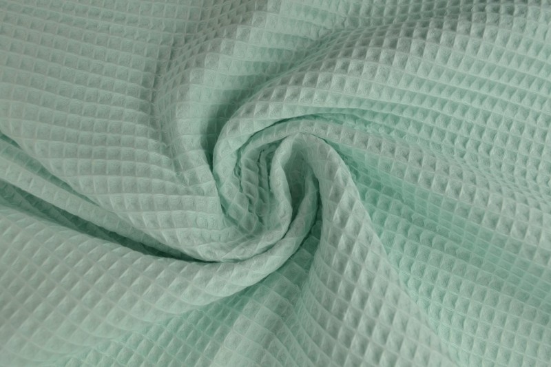 Waffle fabric 41 light mint