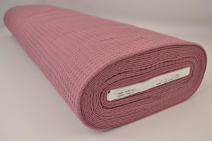Waffle fabric 38 dark old pink