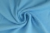 Waffle fabric 06 aqua blue