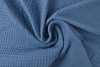 Waffle fabric 138 steel blue