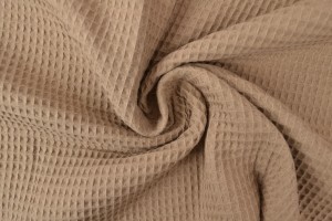 Waffle fabric 69 taupe