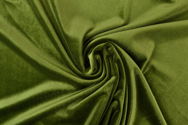 velvet stretch 31 moss green