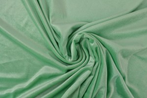 velvet stretch 14 mint green