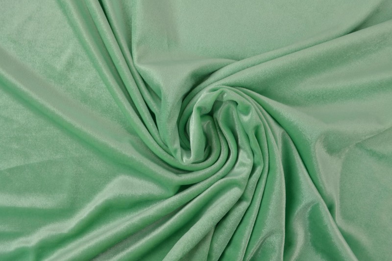velvet stretch 14 mint green