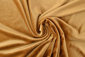 velvet stretch 44 gold / dark ochre yellow