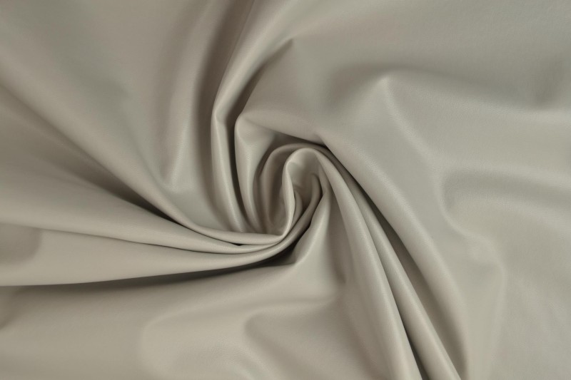 Imitation leather 25 silver grey