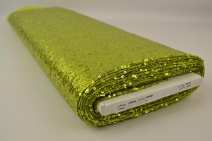 Sequins 12 lime green