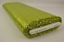 Sequins 12 lime green