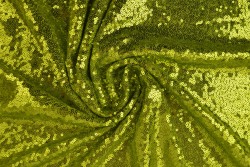 Sequins 12 lime green