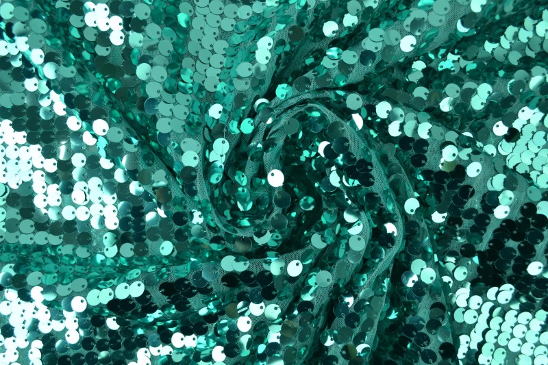 Sequins XL 02 aqua blue