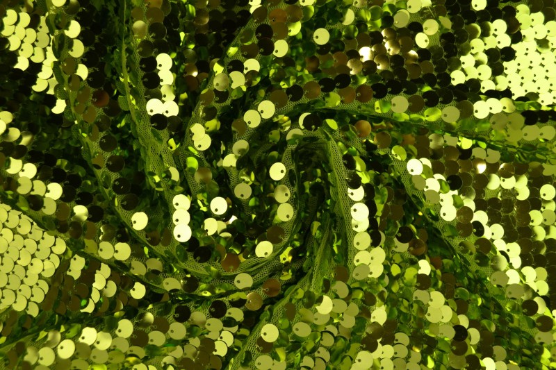 Sequins XL 12 lime green