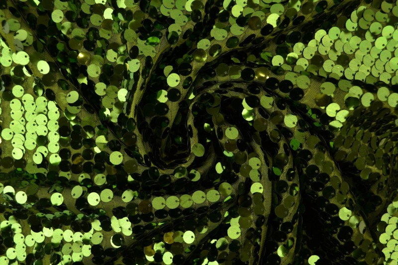 Sequins XL 14 moss green