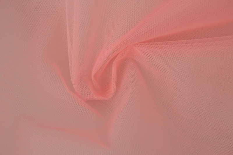 Tulle 40 salmon pink