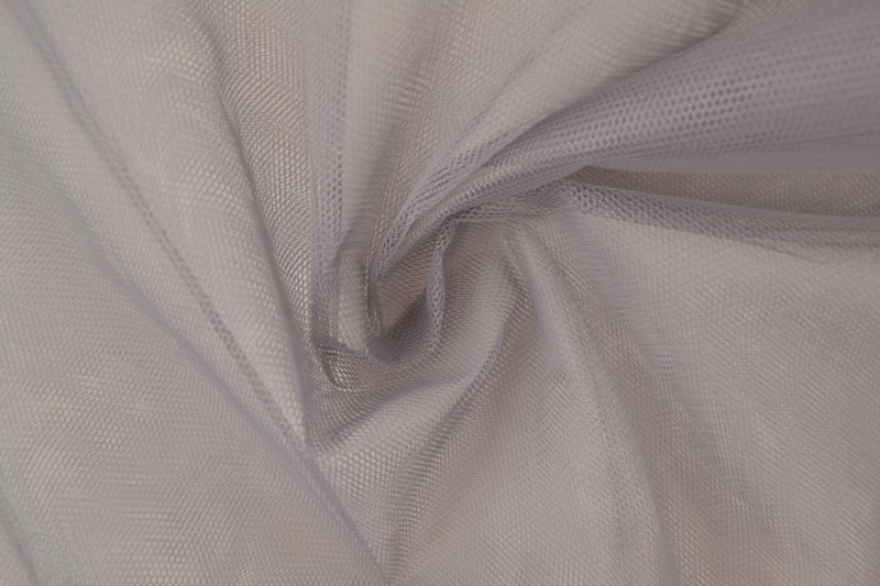 Tulle 25 silver grey