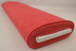 French Terry melange 01 red