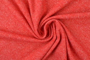 French Terry melange 01 red