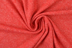 French Terry melange 01 red