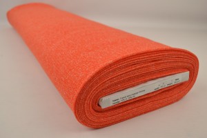 French Terry melange 23 dark orange