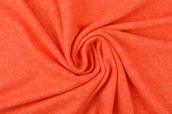 French Terry melange 23 dark orange