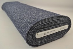French Terry melange 48 navy