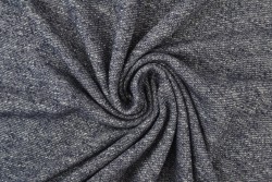 French Terry melange 48 navy