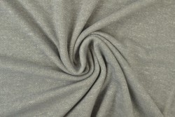 French Terry melange 25 silvergrey