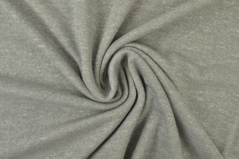 French Terry melange 25 silvergrey
