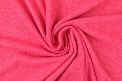 French Terry melange 30 pink