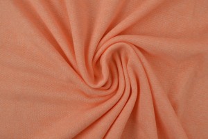 French Terry melange 40 salmon pink