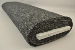 French Terry melange 03 black