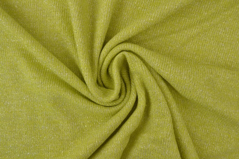 Jersey lurex 16 lime green
