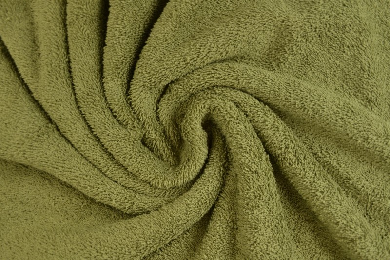 Towelling 33 moss green