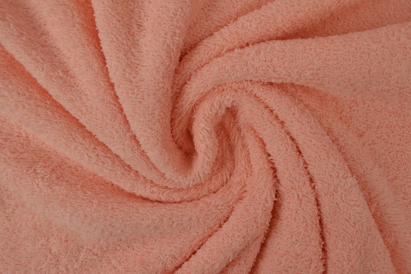 Towelling 40 salmon pink