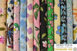 Cotton Poplin Prints flowered 1/2